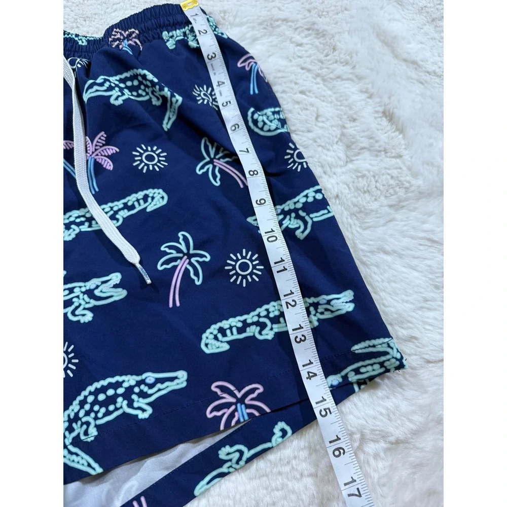 Chubbies Swim Trunks Crocodile Tree Board Shorts Vacation Beach Tropical S/M